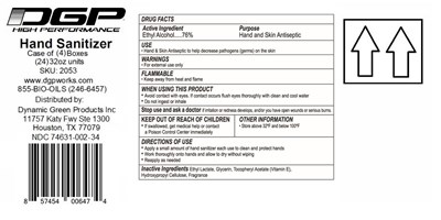 Dgp Hand Sanitizer- Case Of 4 Box Pumps (2053 Dgp Hand Sanitizer Case Pump)